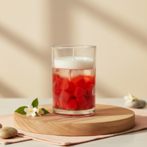 Gel Heart Candle