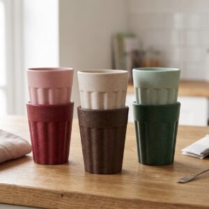 Rice Husk Tea Cups